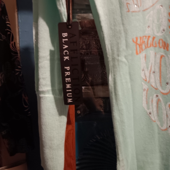 Affliction NWT Black Premium Collection Dress. Ties on both sides of dress. M - Picture 4 of 5